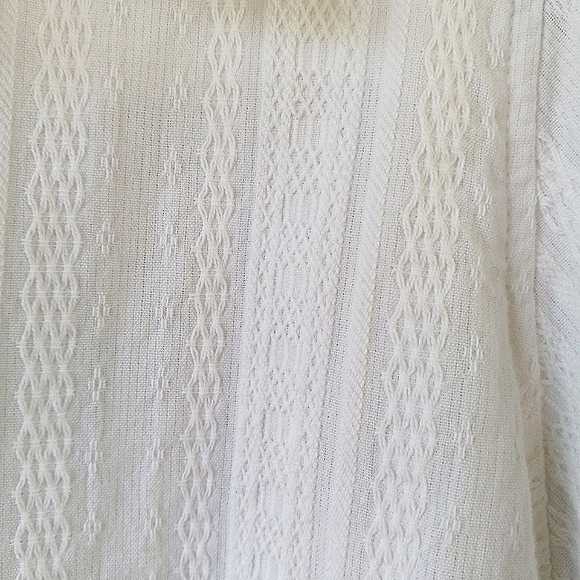 THE TERRITORY AHEAD Textured White Cotton Button Down Shirt XL - Picture 4 of 10